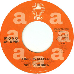 Soul Children Finders Keepers USED VINYL 7INCH 45 RPM PROMO STYRENE STEREO MONO
