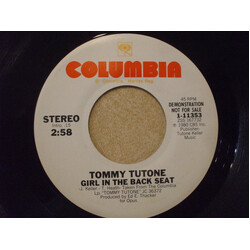 Tommy Tutone Girl In The Back Seat USED VINYL 7INCH 45 RPM SINGLE PROMO STEREO