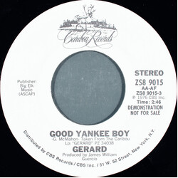 Gerard McMahon Good Yankee Boy USED VINYL 7INCH 45 RPM SINGLE PROMO STEREO MONO