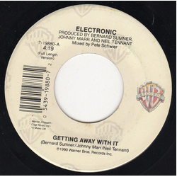 Electronic Getting Away With It Vinyl 7" USED