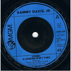 Sammy Davis Jr. (I'd Be) A Legend In My Time Vinyl 7" USED