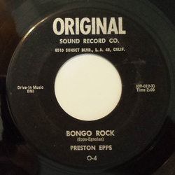 Preston Epps Bongo Rock Vinyl 7" USED