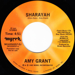 Amy Grant Sharayah Vinyl 7" USED