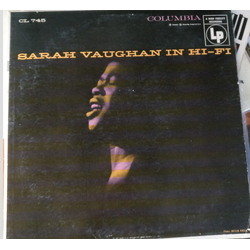 Sarah Vaughan Sarah Vaughan In Hi-Fi Vinyl LP USED