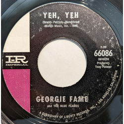 Georgie Fame & The Blue Flames Yeh, Yeh Vinyl 7" USED