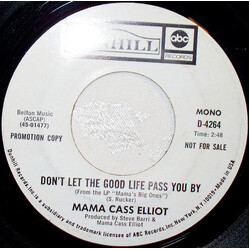 Cass Elliot Don't Let The Good Life Pass You By USED VINYL 7INCH 45 RPM PROMO
