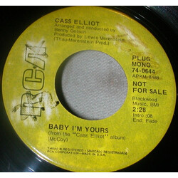 Cass Elliot Baby I'm Yours / Cherries Jubilee USED VINYL 7INCH 45 RPM PROMO