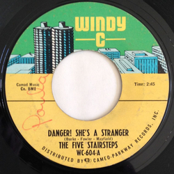 Five Stairsteps Danger! She's A Stranger / Behind Curtains Vinyl 7" USED