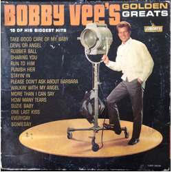 Bobby Vee Bobby Vee's Golden Greats Vinyl LP USED