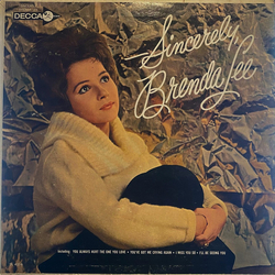 Brenda Lee Sincerely Vinyl LP USED