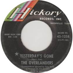 The Overlanders Yesterday's Gone Vinyl 7" USED