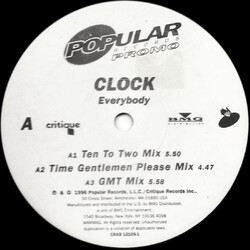 Clock Everybody Vinyl 12" USED