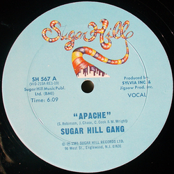 Sugarhill Gang Apache Vinyl 12" USED