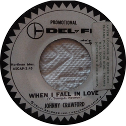 Johnny Crawford When I Fall In Love Vinyl 7" USED