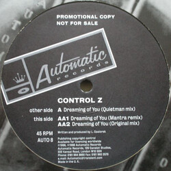 Control Z Dreaming Of You USED VINYL 12"
