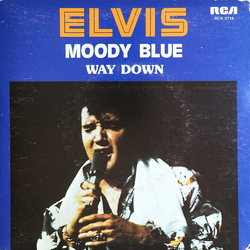 Elvis Presley Moody Blue Vinyl 7" USED