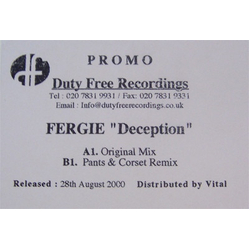 Fergie Deception Vinyl 12" USED