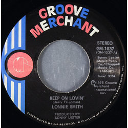 Lonnie Smith Keep On Lovin' Vinyl 7" USED
