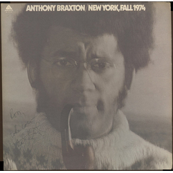 Anthony Braxton New York, Fall 1974 Vinyl LP USED