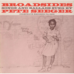 Pete Seeger Broadsides - Songs And Ballads Sung By Pete Seeger Vinyl LP USED