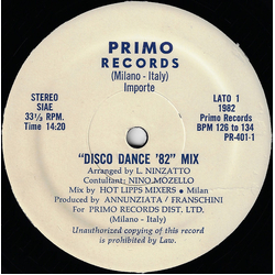 Various "Disco Dance '82" Mix Vinyl 12" USED