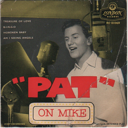 Pat Boone "Pat" On Mike Vinyl 7" USED