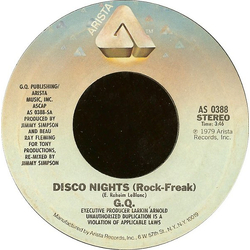 GQ Disco Nights (Rock-Freak) Vinyl 7" USED