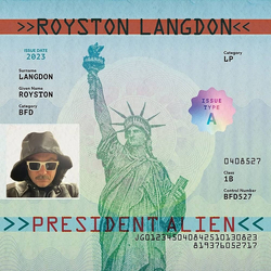 Royston Langdon President Alien Vinyl LP USED