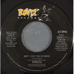 Monica Why I Love You So Much / Ain't Nobody Vinyl 7" USED