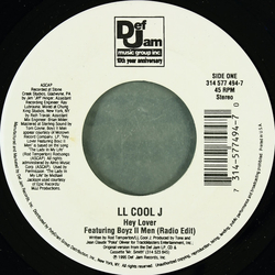 LL Cool J Hey Lover Vinyl 7" USED