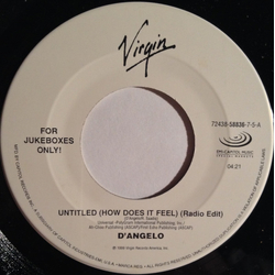 D'Angelo Untitled (How Does It Feel) Vinyl 7" USED