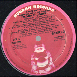 Monk Higgins Dance To The Disco Sax Of Monk Higgins Vinyl LP USED