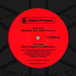 Alien Project Midnight Sun (GMS Remix) / Modulator Vinyl 12" USED