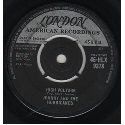 Johnny And The Hurricanes High Voltage USED VINYL 7INCH 45 RPM SINGLE