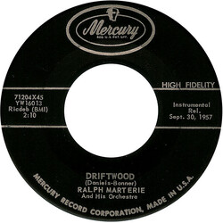 Ralph Marterie And His Orchestra Driftwood / Hesitation Hop USED VINYL 7INCH SINGLE 45 RPM