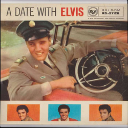 Elvis Presley A Date With Elvis Vinyl LP USED