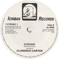 Clarence Carter / Gary B.B. Coleman Strokin' / Watch Where You Stroke Vinyl 7" USED