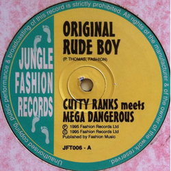 Cutty Ranks Original Rude Boy Style / Dark Justice (Remixes) Vinyl 12" USED