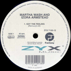 Martha Wash / Izora Armstead Got the Feeling VINYL 12" USED