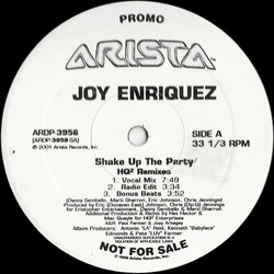 Joy Enriquez Shake Up The Party VINYL 12" USED