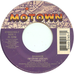 Shanice I'm Cryin' Vinyl 7" USED