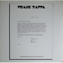 Frank Zappa Shut Up 'N Play Yer Guitar Sampler Vinyl 12" USED