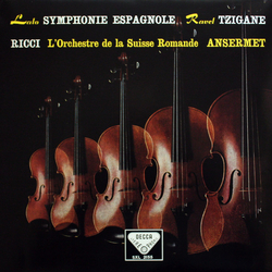 Édouard Lalo / Maurice Ravel / Ruggiero Ricci / L'Orchestre De La Suisse Romande / Ernest Ansermet Symphonie Espagnole / Tzigane Vinyl LP USED