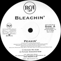 Bleachin' Peakin' (Remixes) USED VINYL 12INCH 33 S RPM PROMO