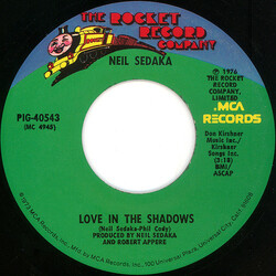Neil Sedaka Love In The Shadows VINYL 7" USED