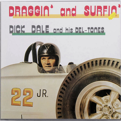 Dick Dale & His Del-Tones Draggin' And Surfin' Vinyl LP USED