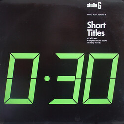 James Asher / Stan Medcalf Short Titles Volume 4 Vinyl LP USED