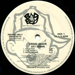 Craig Mack Get Down (Remix) Vinyl 12" USED