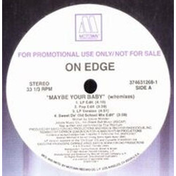 On Edge Maybe Your Baby (W/Remixes) USED VINYL 12INCH PROMO