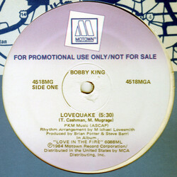 Bobby King Lovequake Vinyl 12" USED